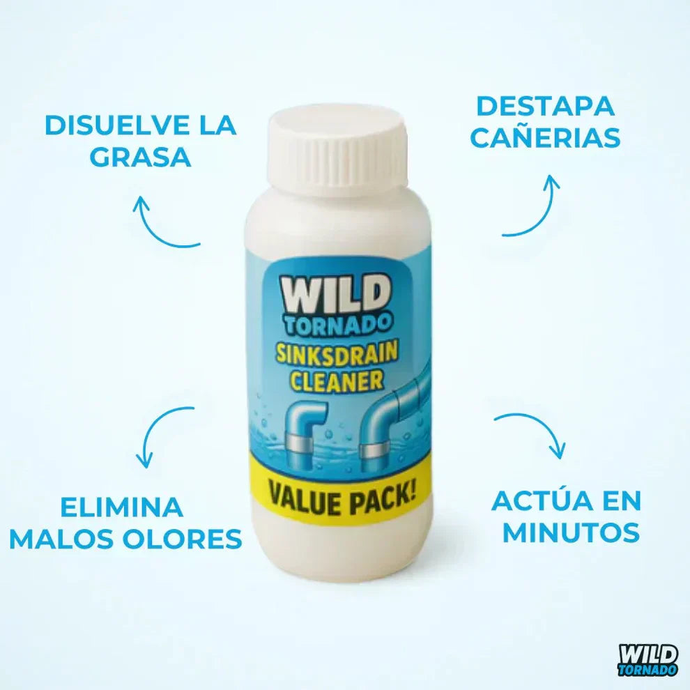 Destapa Cañerías Express 3x1 (110gr c/u) + Envío Gratis