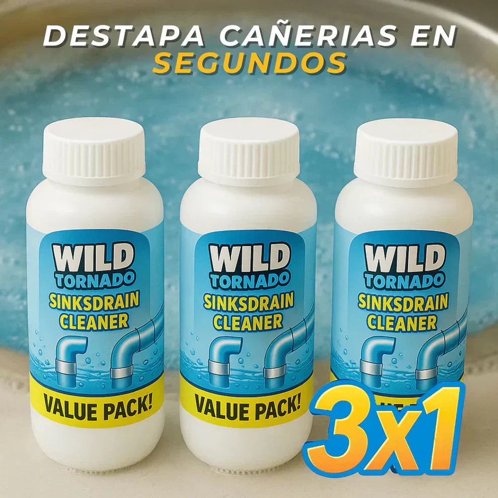 Destapa Cañerías Express 3x1 (110gr c/u) + Envío Gratis