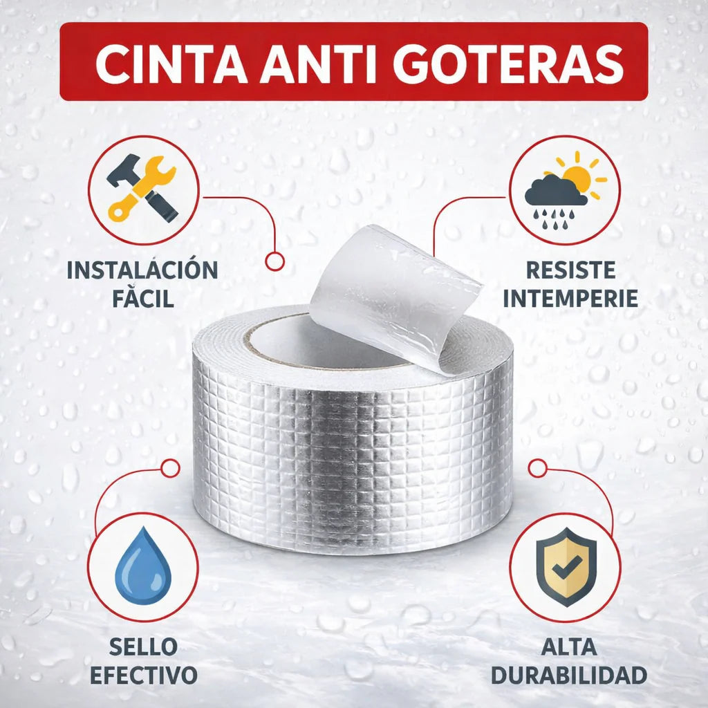 Cinta extra adhesiva™ 💥PROMOCION 2X1💥 (10MT X 5CM) 100 % impermeable